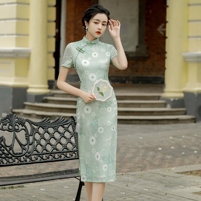 Graduation Photo Qipao Sweet Dress Cheongsam for Woman Campus Youth Girls  Retro Daily Dress Banquet Plus Size Women's Dresses| Alibaba.com