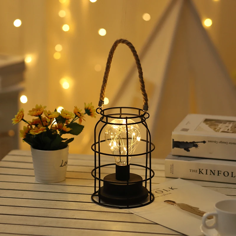 led lantern home decor