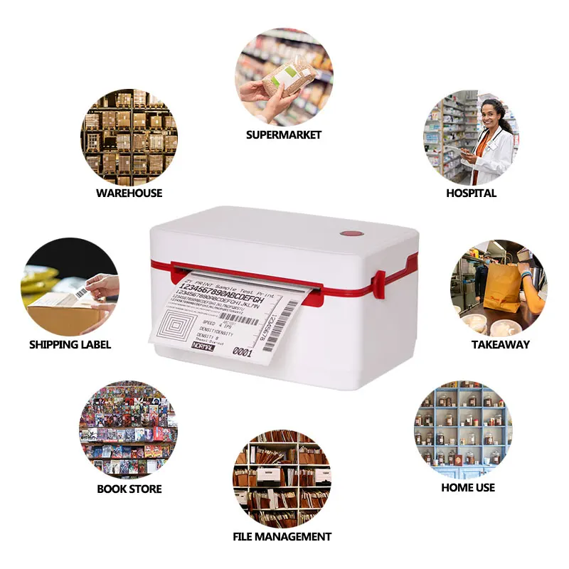 China Shipping Label Sticky Printer - ZY909 Thermal Waybill Printer