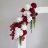 9#Fiore rosso pendente da 30 cm