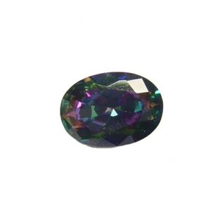 Hot Sales Mystic Cubic Zircon Oval Cut Coated Magic Green CZ Stone 9 Colors Available Price