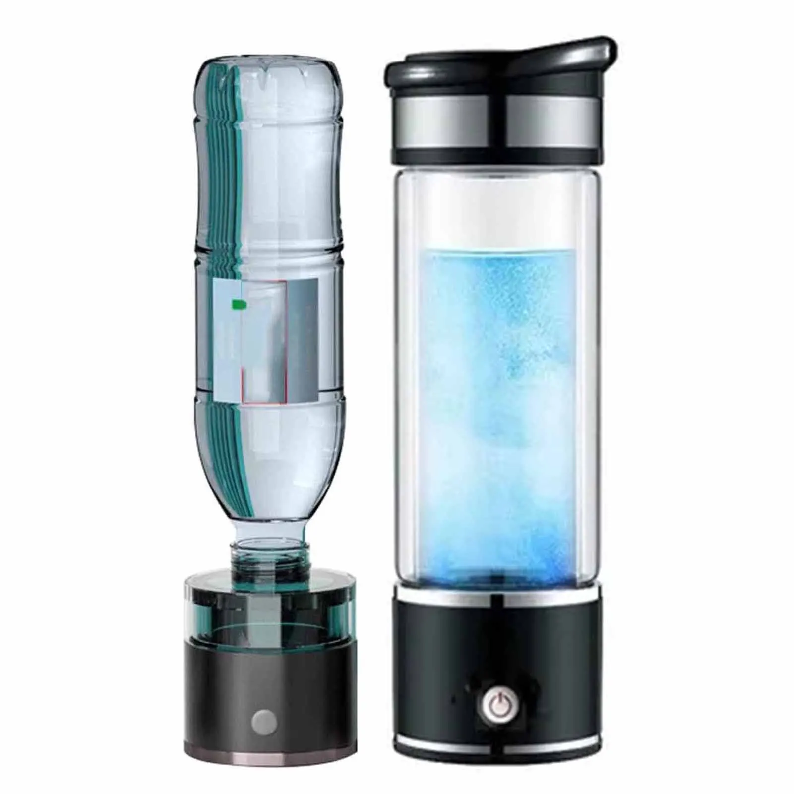 Hydrogen Water Bottle With Vent On The Bottom 3-in-1 Hydrogen Water Bottle Generator,Spe Electrolysis Technology