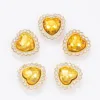 Champagne gold heart