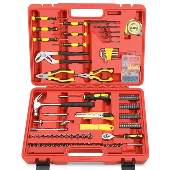 Factory direct selling 176 pcs household tools Auto Repair Toolkit Electric Tool Box