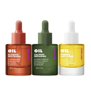 Deep Hydrating & Antioxidant Face Serum Oil with Squalane & Vitamin E Daily Care for Reduces Dry Patches Lightweight Non-Greasy