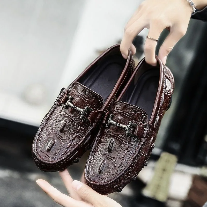 Loafers Best Pantofel Shoes Brand Leather Loafers With Penny  display picture 1