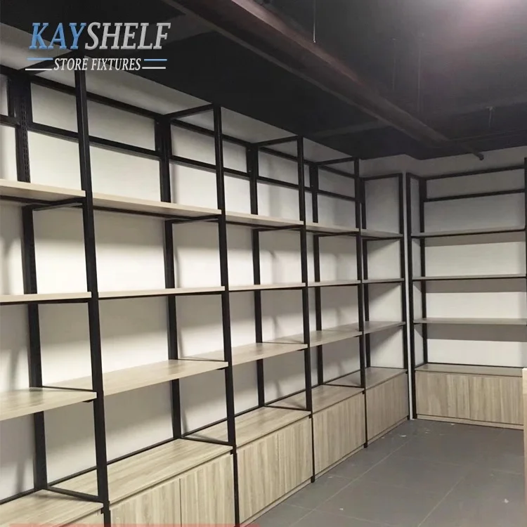 
Стеллажи для супермаркетов, настенные деревянные полки, товары для удобного магазина, витрина, мебель, Гондола 