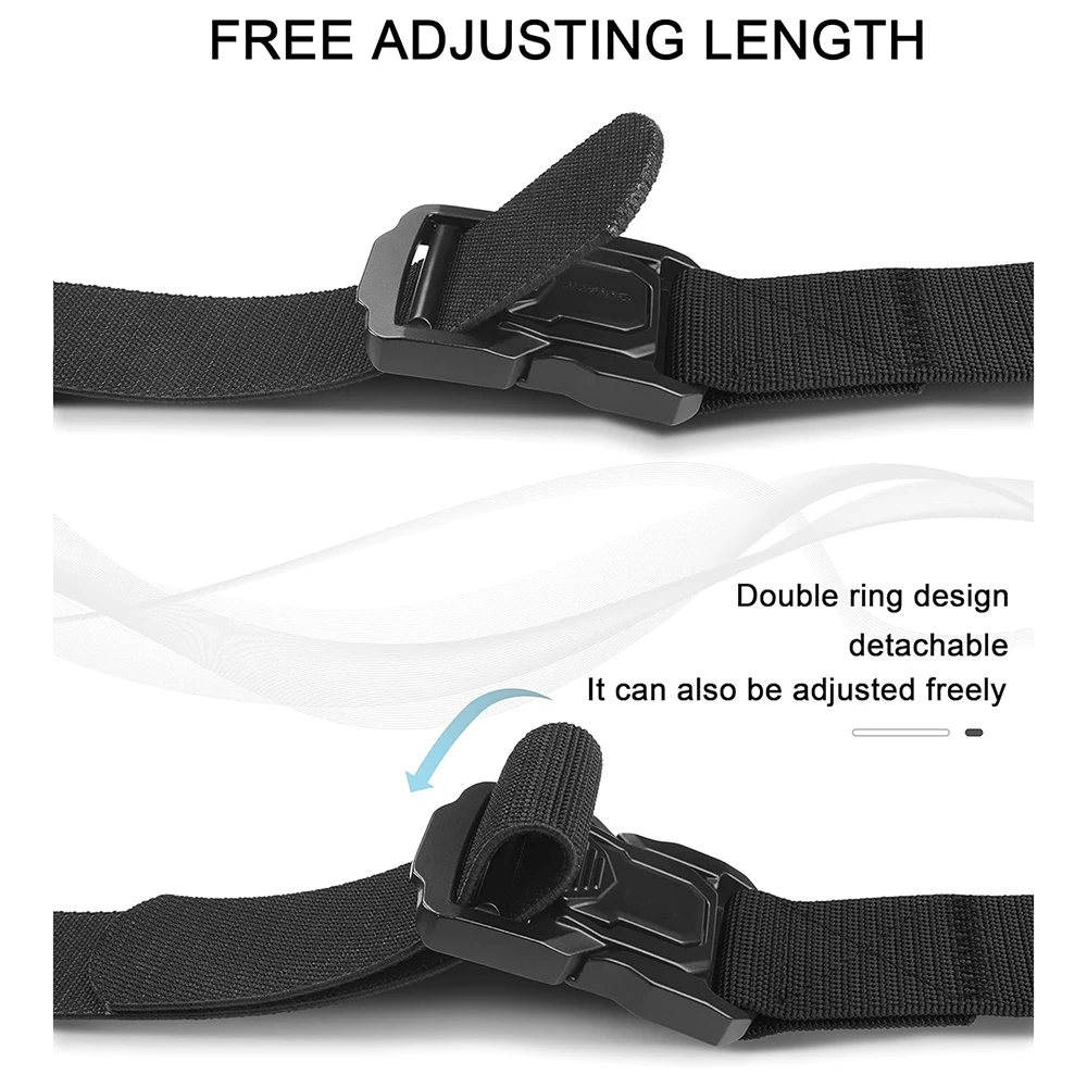 Durable Tactical Belt Rigger Nylon Web Work Belt with Quick Release Heavy Duty Buckle Tactical Belt
