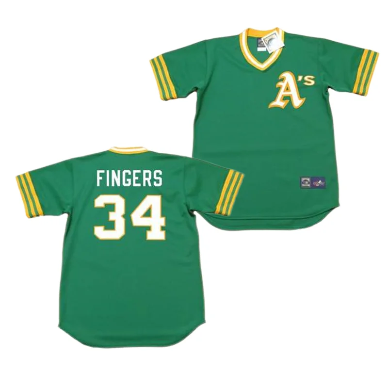 Wholesale Oakland 34 Rollie Fingers 36 Terry Steinbach 47 Joaquin Andujar  51 Willie Mcgee Throwback Baseball Jersey Stitched S-5xl Athlet From  m.