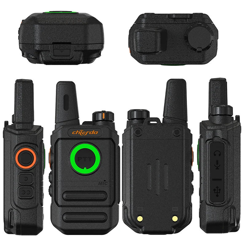 Chierda TC28 Handheld Type C Two Way Radio Walkie Talkie Transmitter Receiver