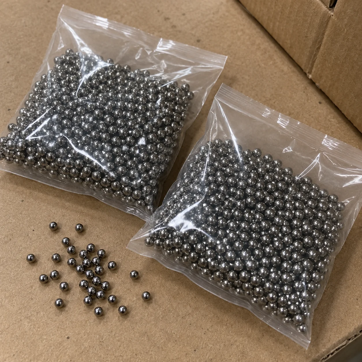Bóng thép GCr15 52100 độ cứng cao, đường kính 2,381 mm, 2,5 mm, 3,0 mm, 3,175 mm, 3,5 mm, 3,969 mm, dùng cho các bộ phận cơ khí và chuyển động chính xác