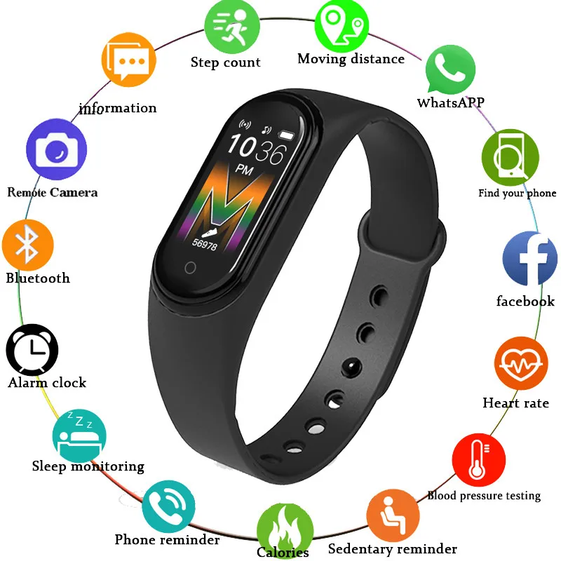 M5 Waterproof Inch Fitness Smartwatch Activity Tracker