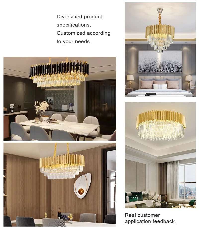 High Quality Crystal Chandeliers Lighting Modern Luxury Chandeliers ...