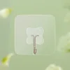 Transparent minimalist hook - single head