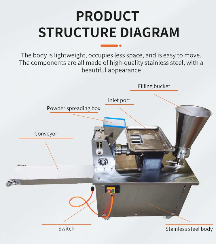 4500pcs/h a dumpling maker machine to make empanadas in china