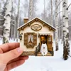 Cabaña en el pueblo de nieve
