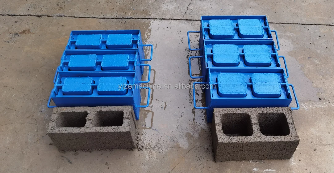 Manual Concrete Brick Molding Machine Cement Brick Block Molds For