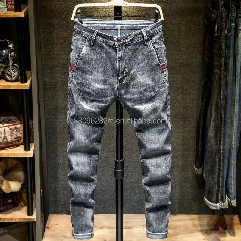 Pantalones Vaqueros Ajustados De Estilo Barato Para Hombre,Venta Al Por  Mayor,De Fábrica,De Dólares - Buy Los Hombres De Los Pantalones  Vaqueros,Vaqueros,Buena Calidad Product on Alibaba.com