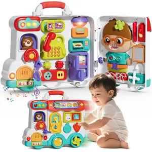 EPT Busy Board Montessoris Toys for Toddler Learning Baby Sensory Toddler Toys Educational Fine Motor Baby Toys