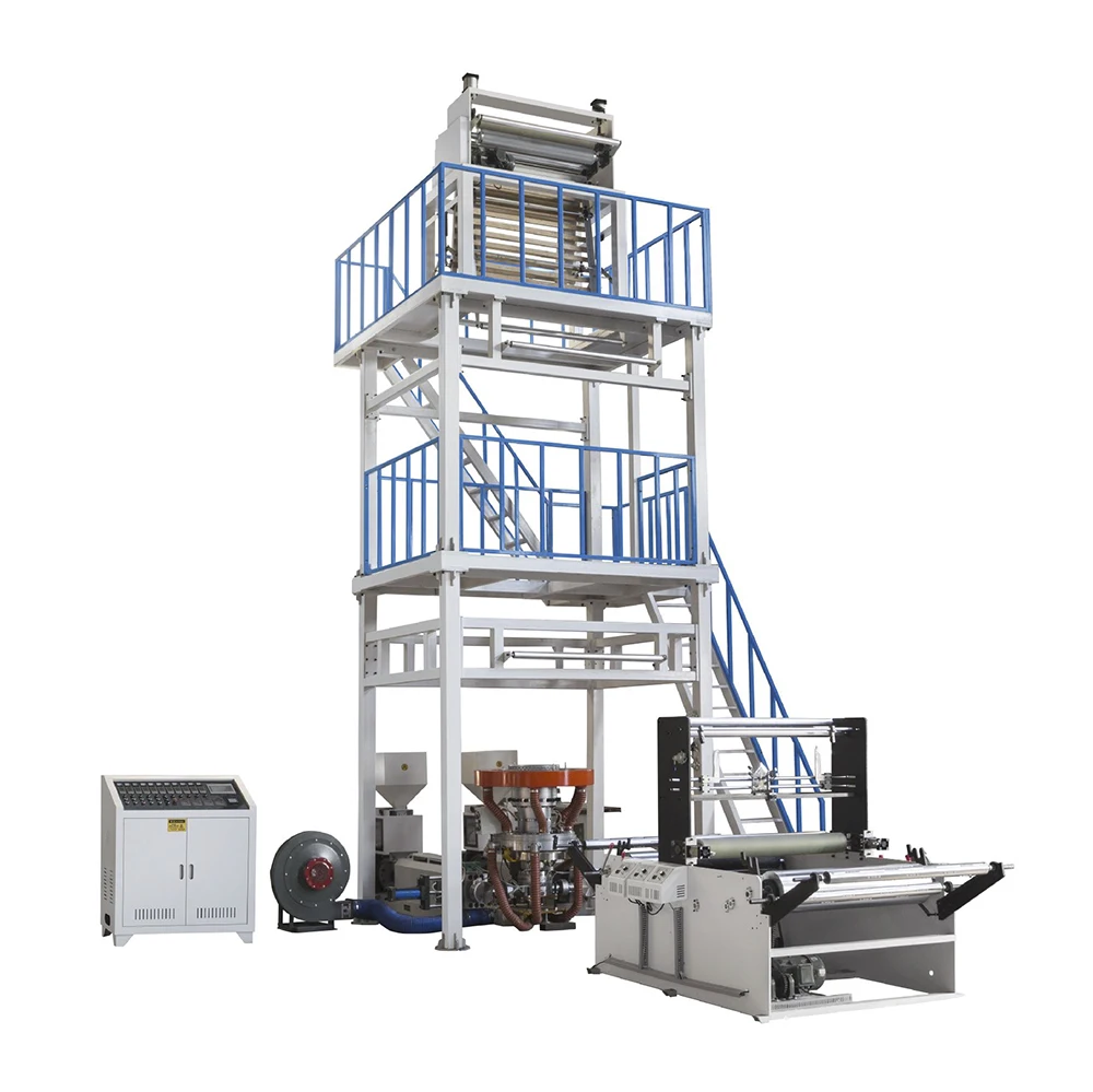 PE plastic shrink film packaging film blowing machine production line