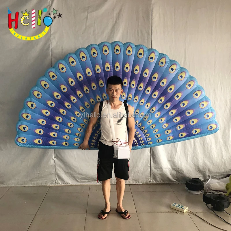 Parade Float Inflatable Peacock Costume Wing Brazil Rio Carnival