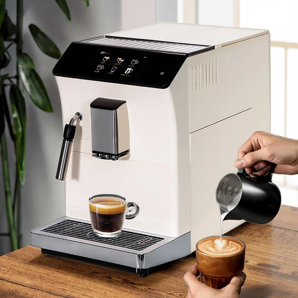 product maquina de cafe expresso smart fully automatic hot milk water steam latte cappuccino espresso coffee machine-14