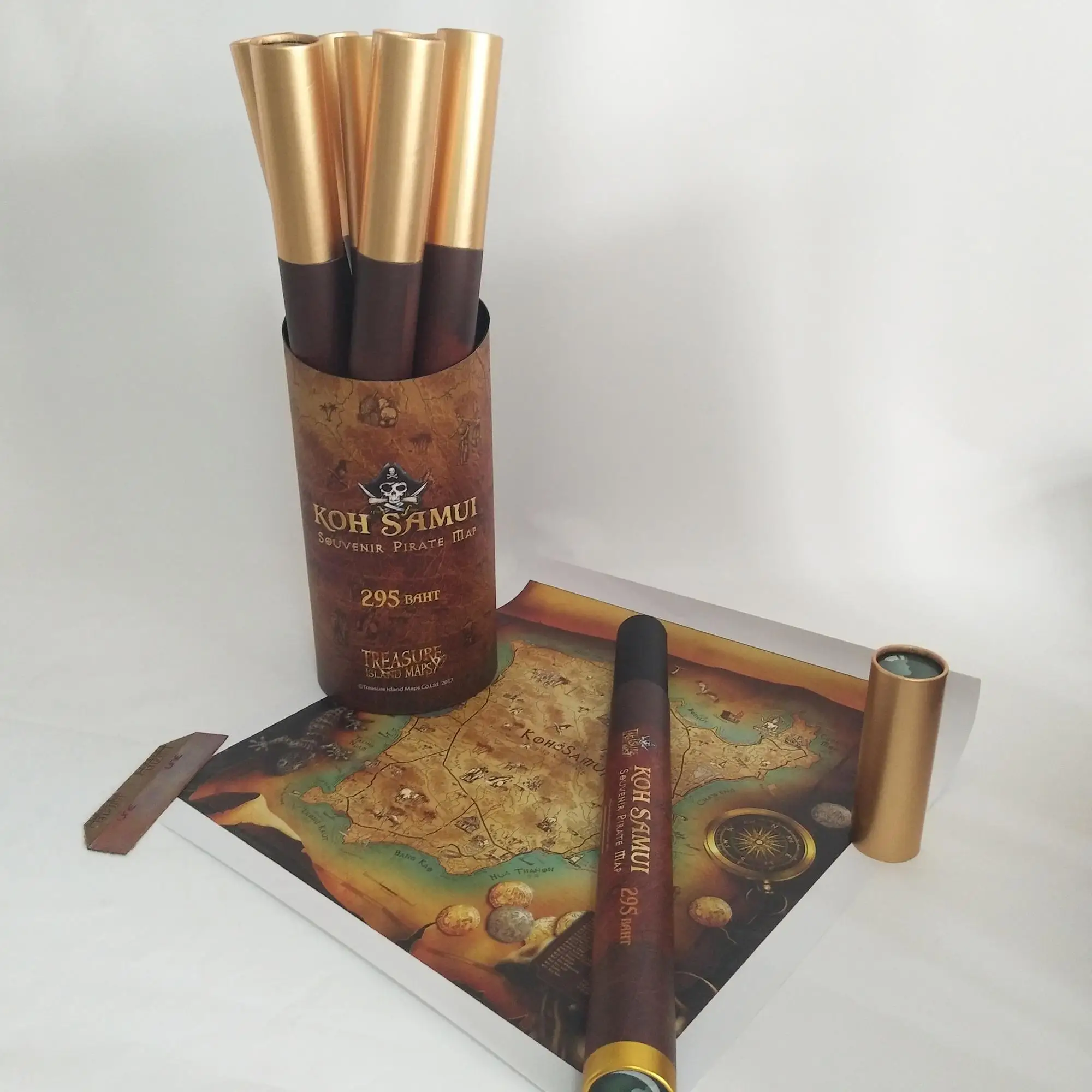 Cardboard Shipping Tube/mailing/poster Packaging Tube Round Box Brown