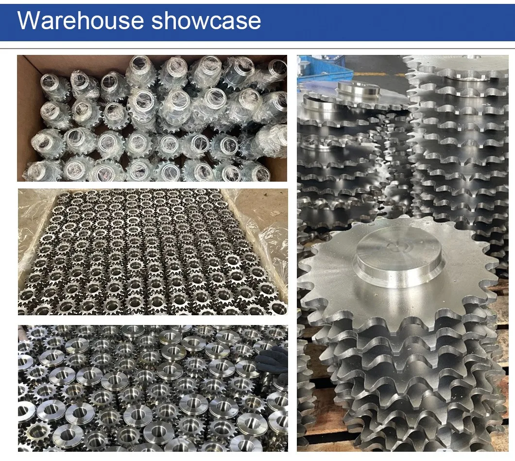 Industrial Single And Double Row Stainless Steel Chain Sprockets Nonstandard Precision Hard