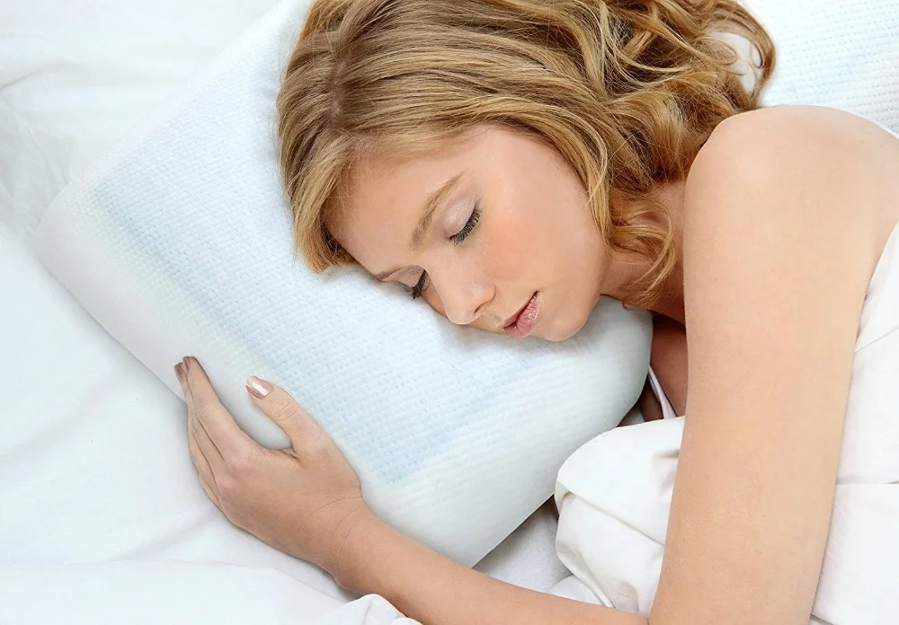 Comfortable Luxury Gel Pillow for Back Stomach or Side Sleepe Cooling Microgel Memory Foam