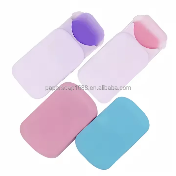 Customized Portable Hand Soap on the Go Disposable Outdoor Factory's Paper Sheets Conveniently Packaged Travel Size Convenience
