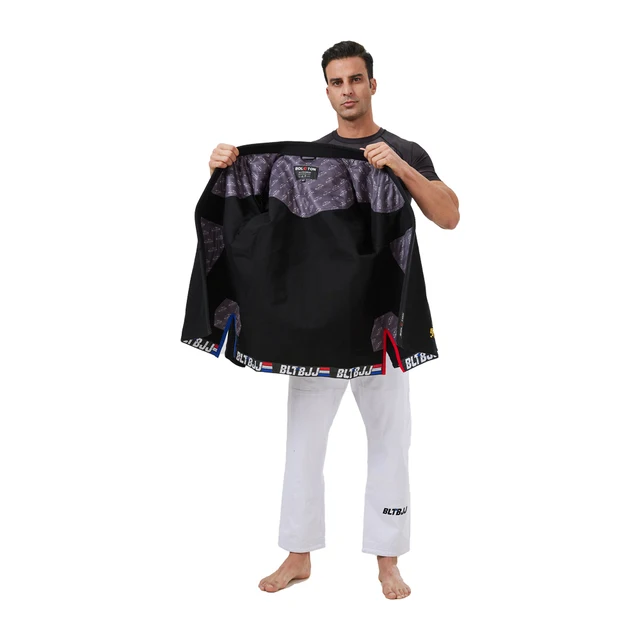 Customized Back Lining Jiu Jitsu Gi  BJJ Gear for Adults With Embroidery Logo OEM & ODM Service