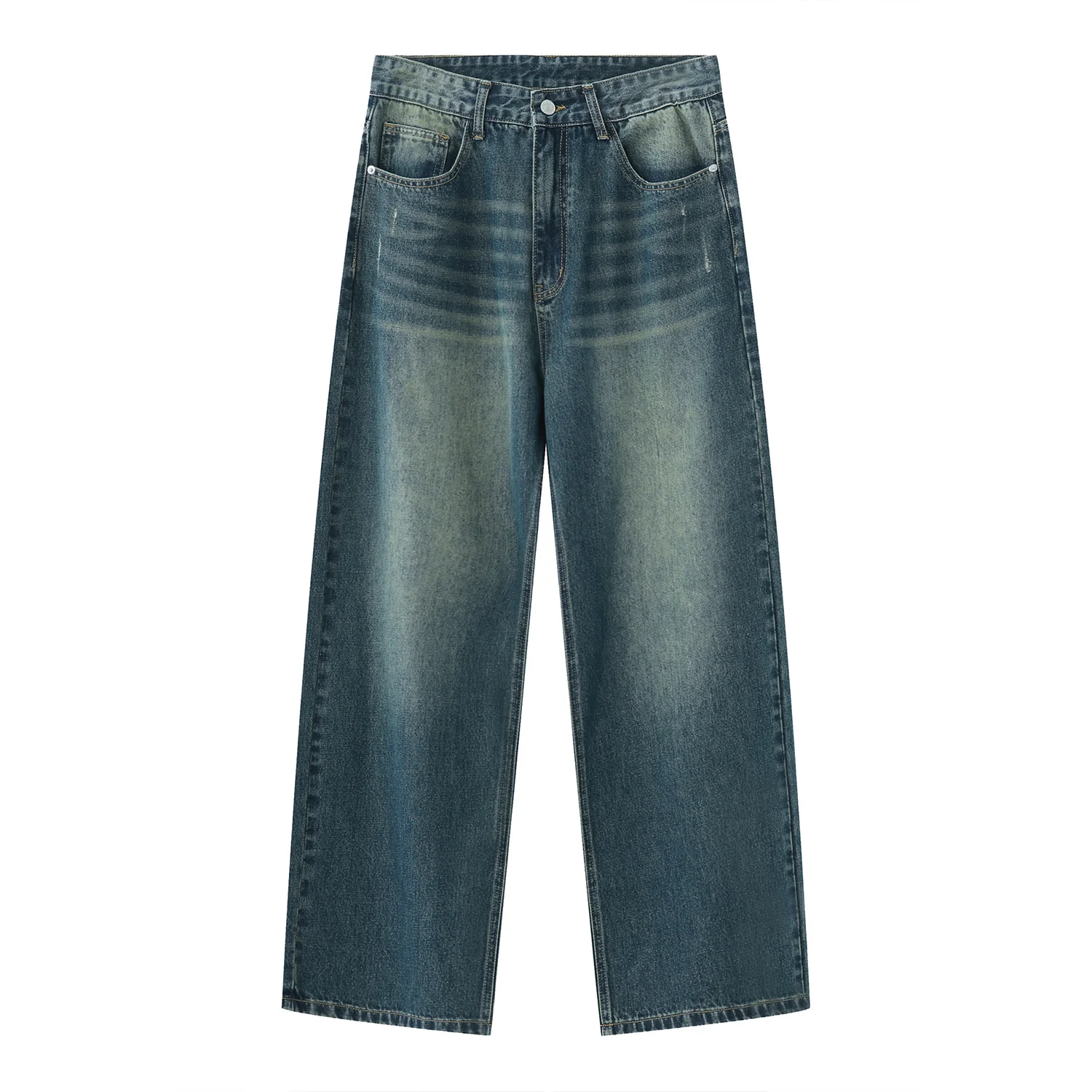 Denim Hose Stilvolle Lose herren Gerade Herren Baggy Fit Jeans_voghion.com