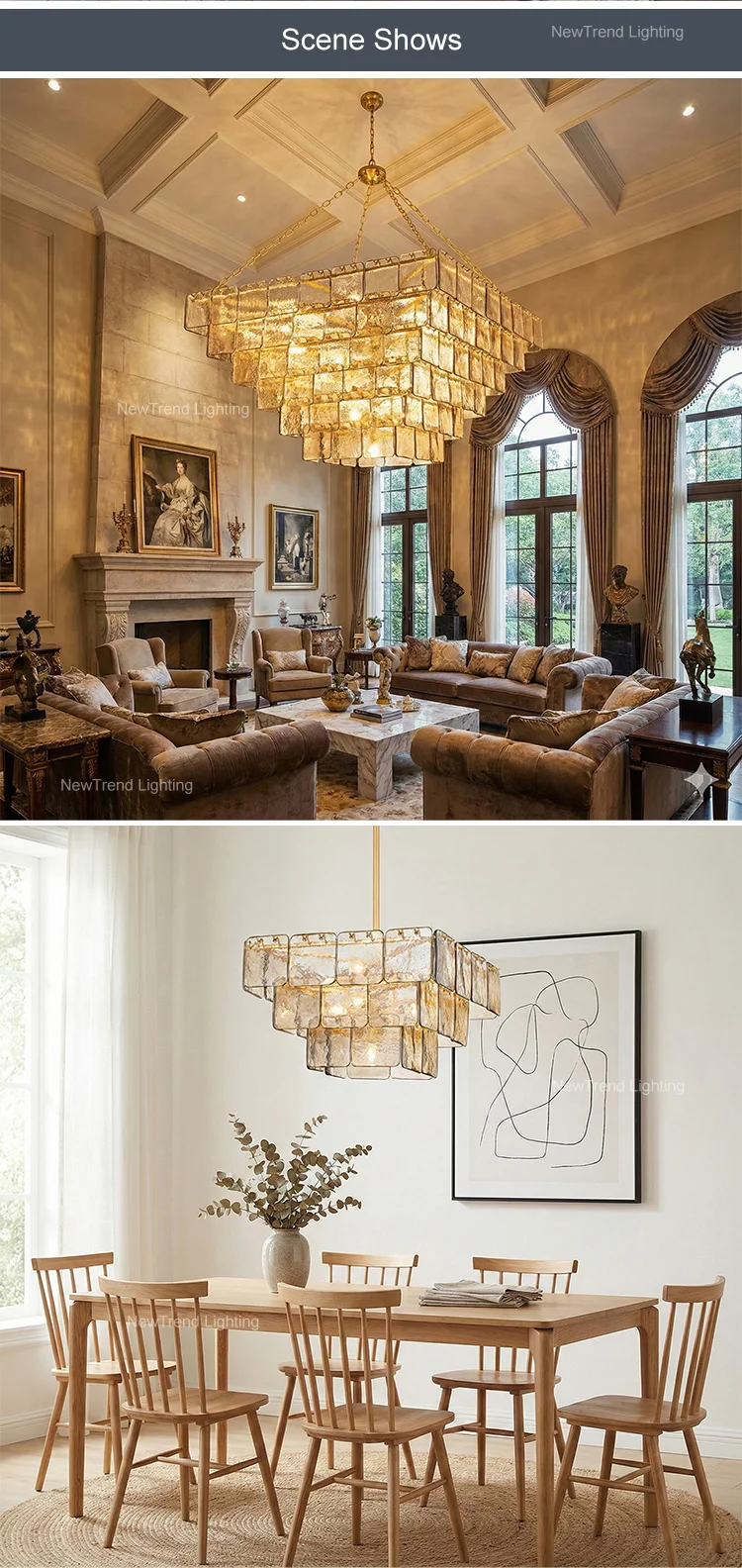 cpl 458 modern nordic style murano glass chandelier  minimalist designer led pendant light for dining room murano glass led chandelier lamp-5