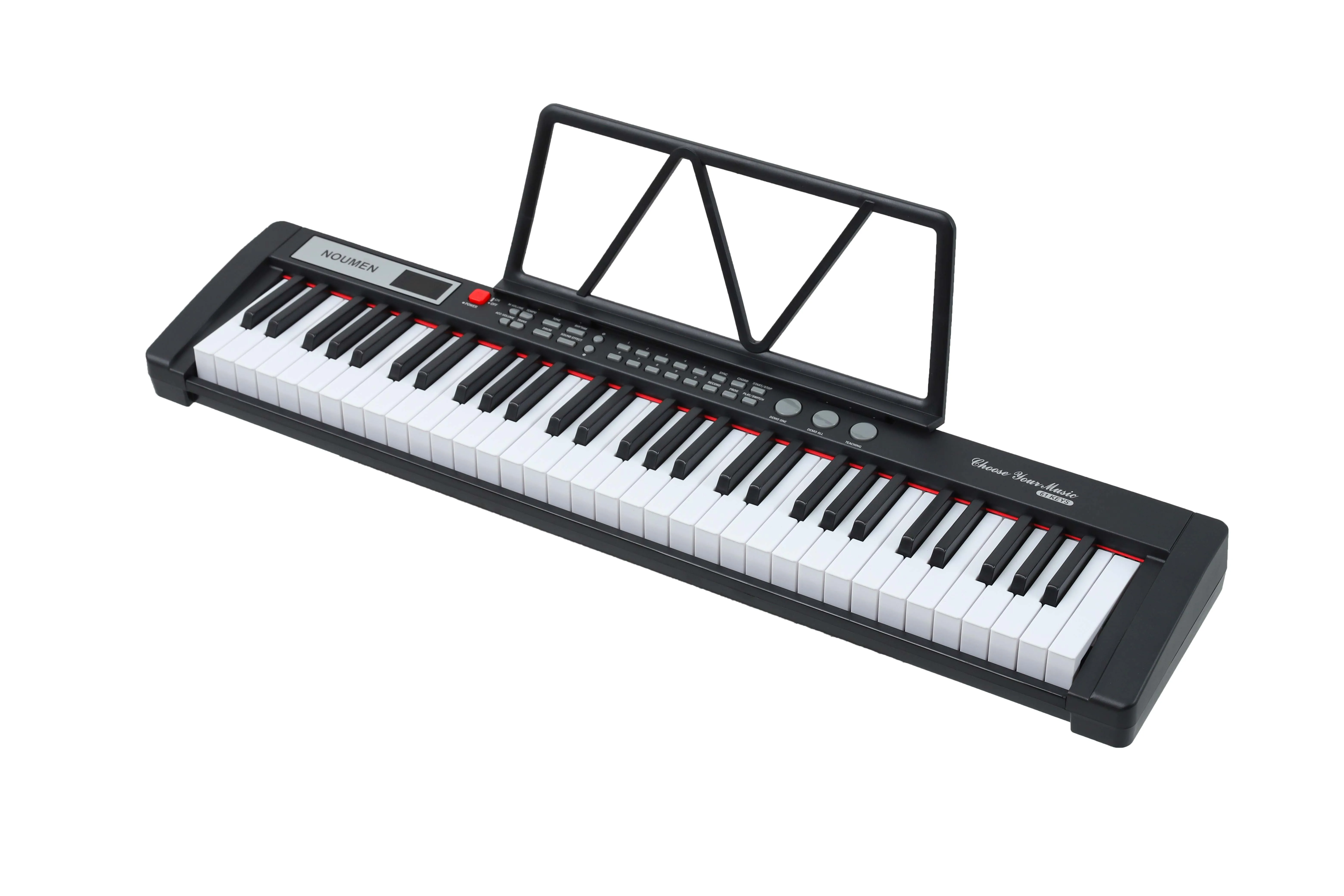 Professional Musical Instrument Lighting 61 Keys Piano Keyboard