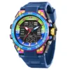 Colorful blue