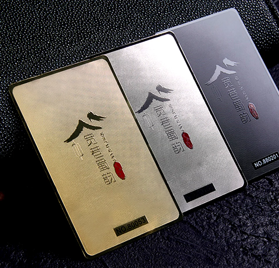 Custom Printed Embossed LOGO NFC ID Card PVC Business Card