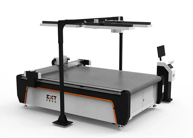 ZXT Customized Automatic CNC Shoes Leather Natural Leather Cutting Machine for Artificial PU Leather/Insole Board