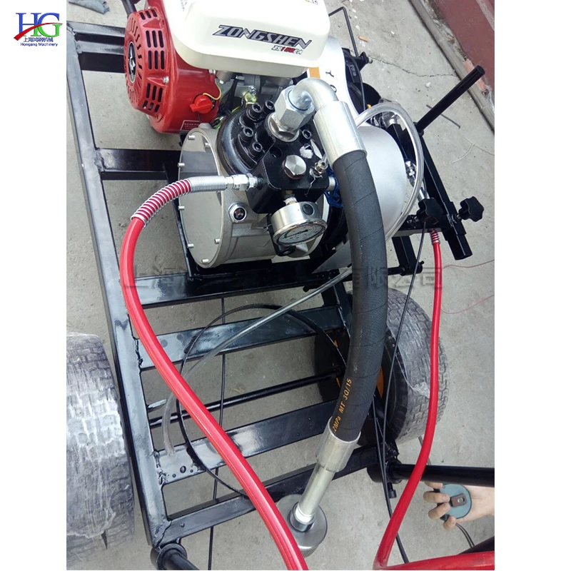 Plastic Runway Marking Machine Double Machine Cold Spraying Marking Equipment Soccer Field 5cm Marking Line Painting Machine