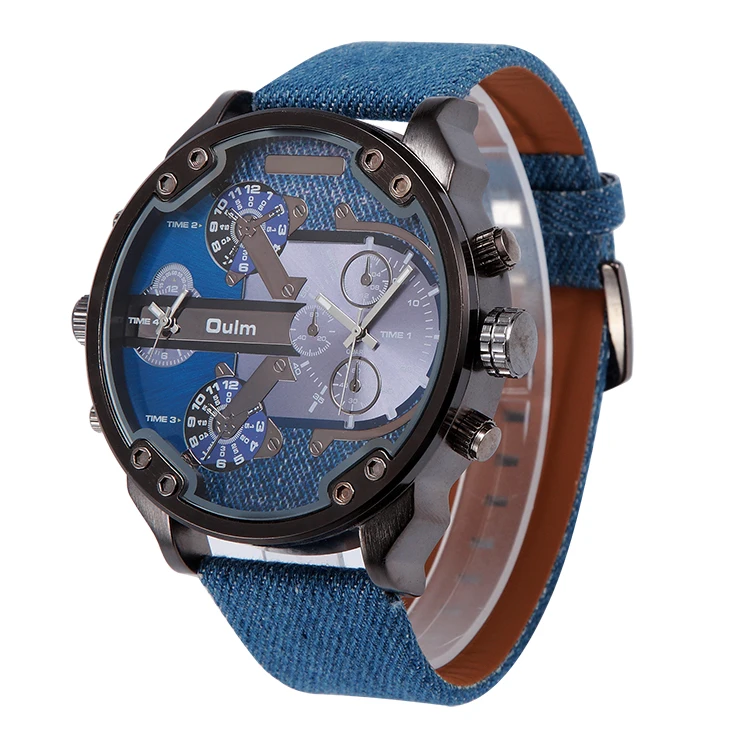 くうるう　0331 Oulm 3548 King Men's Quartz Watch - Multiple Time Zones