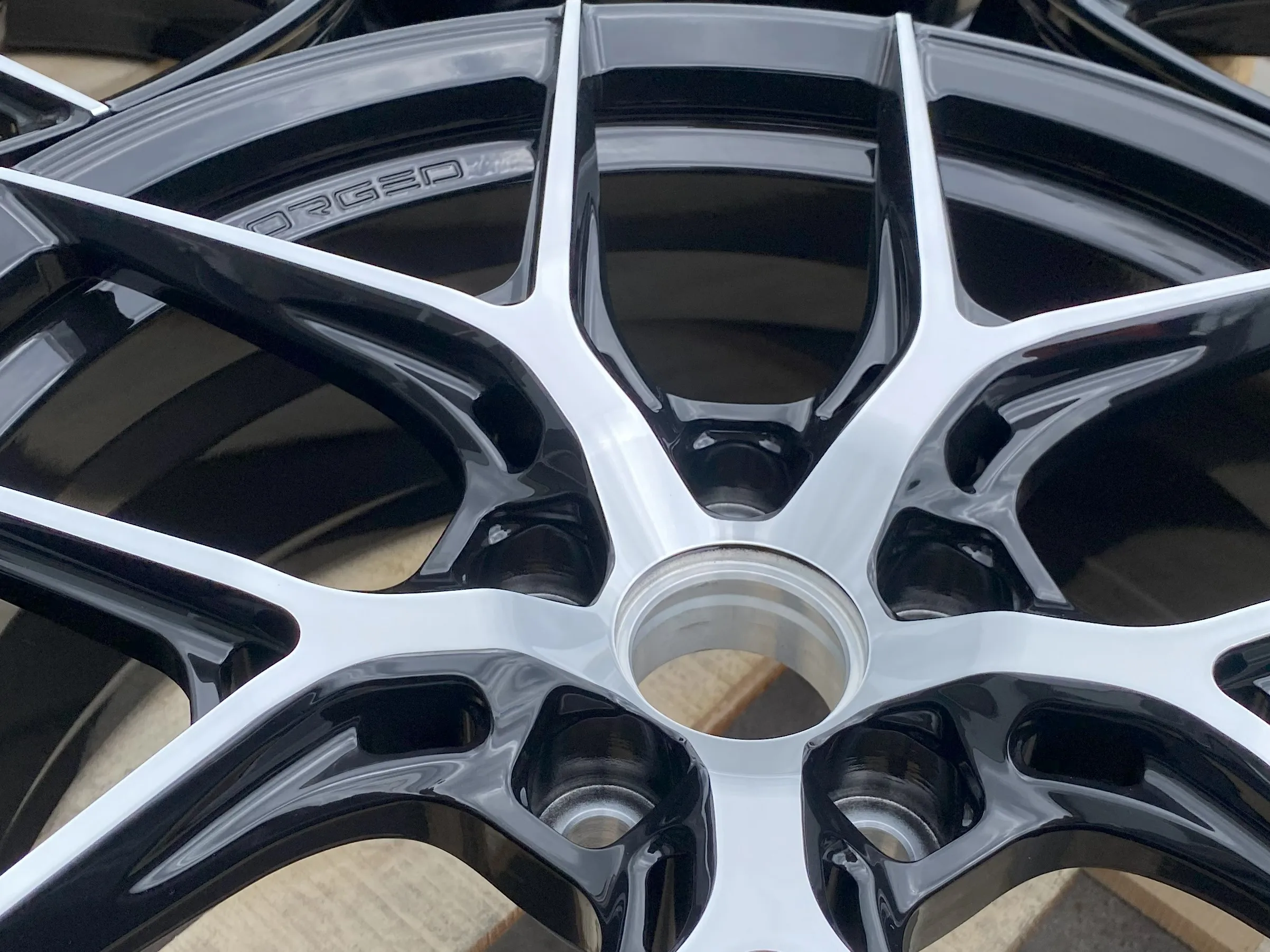 GVICHN gloss black machined face forged wheels 16 - 26 inch aluminum alloy rims 5x112 5x114.3 5x120 wheel hub