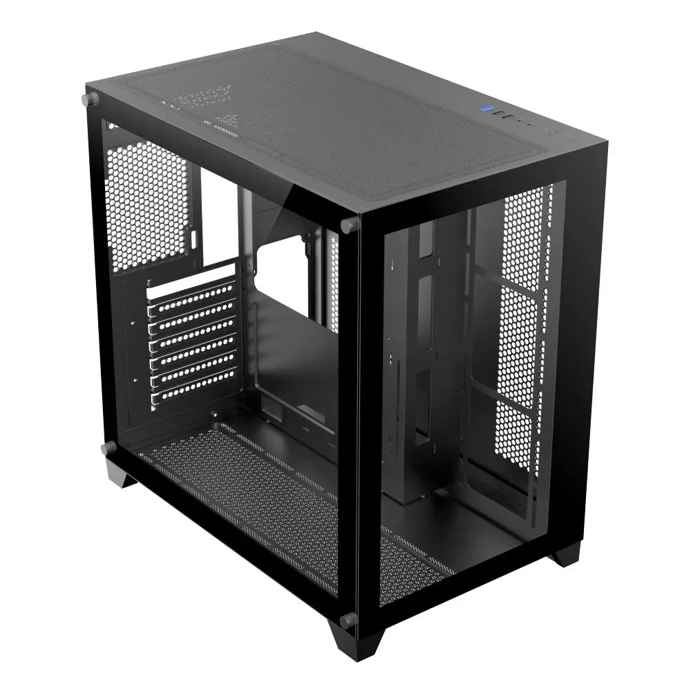 Custom Mid Tower Pc Desktop Case Gaming Computer Gamer White Case De Pc 