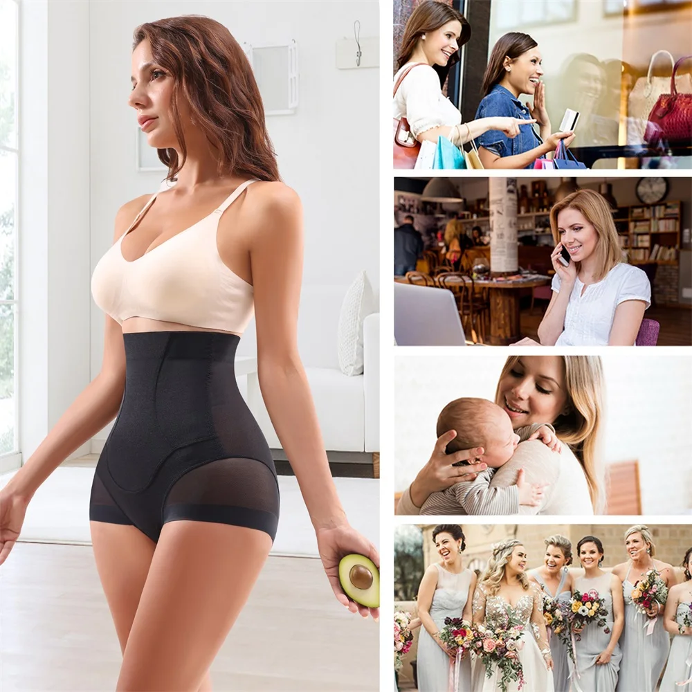 Custom Seamless Tummy Control Shapewear Gym Panti Bodysuit Underwear Waist Trainer Shaper for Women details