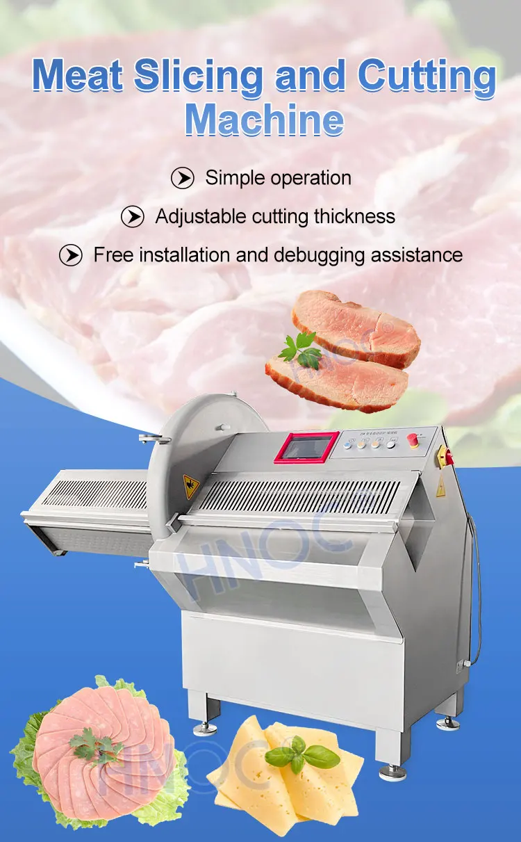 Hnoc Fish Beef Bacon Slice Machine Cheese Slicer Meat Jerky Pork Cutter