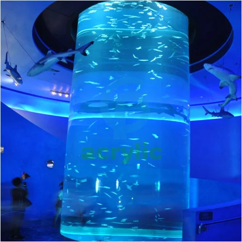 PG Shanghai Rectangular Acrylic Fish tank of Luxury Home for Custom Commercial square to Rectangle clear Aquarium Luxury Glass