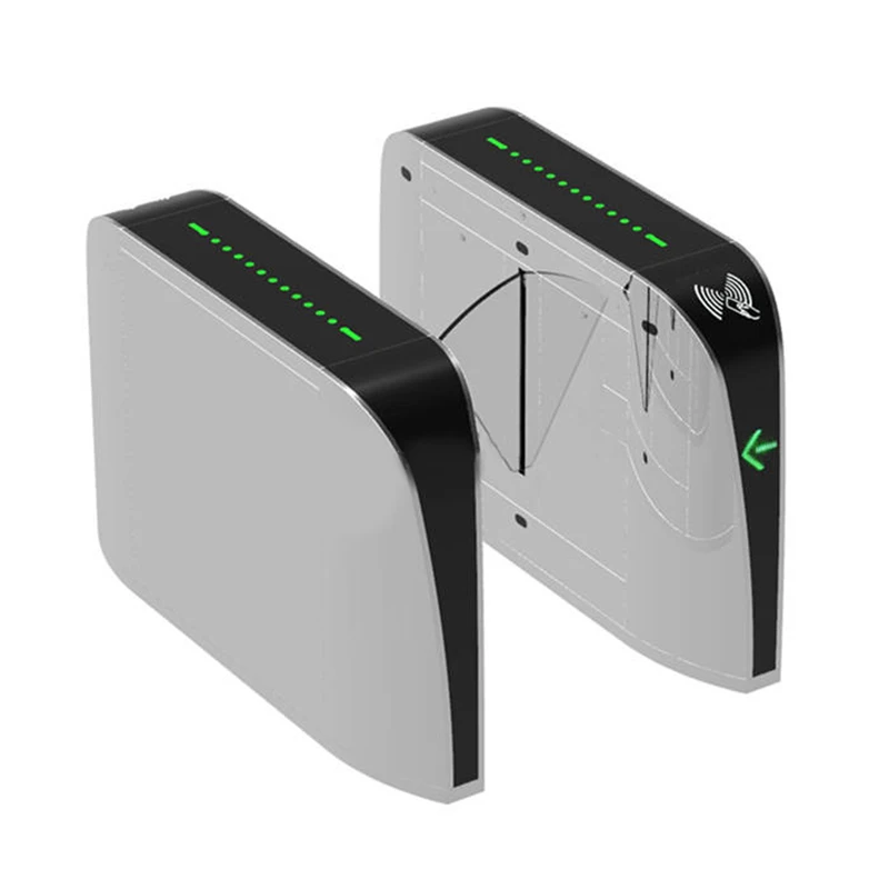 RFID Flap Turnstile System Automatic Waterproof Portable 304 Stainless Steel Gym Access Controls Turnstile Gate Price