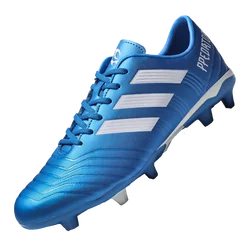 Простой цвет, оптовая продажа, мягкая резиновая подошва, футбольные ботинки, обувь для продажи