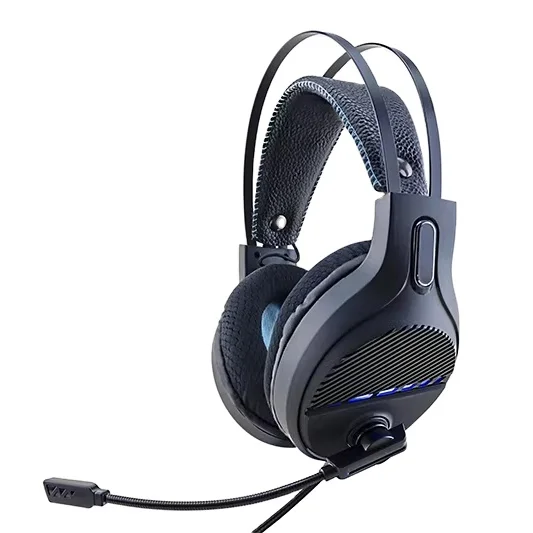 Factory Price Wired Gamer Headsets with RGB Light for PS4 PS5 XBOX