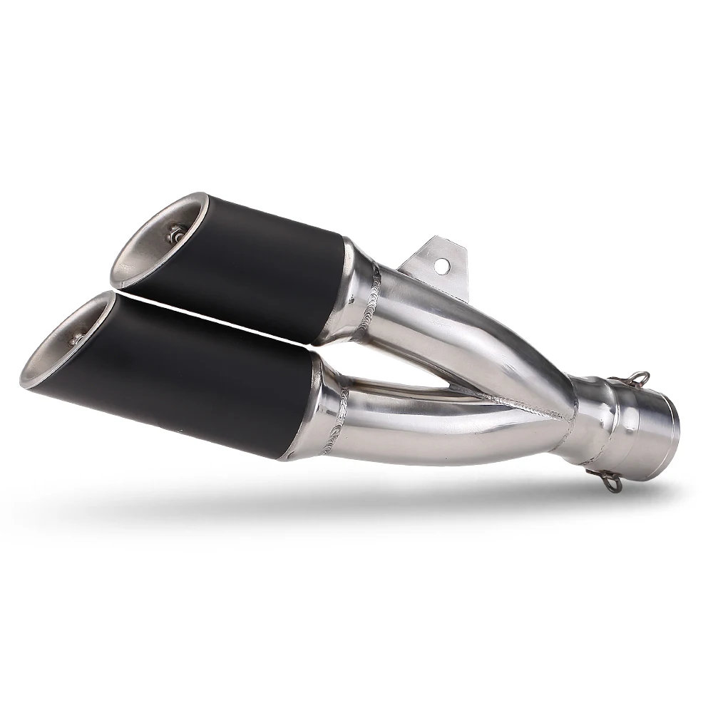 Universal Motorcycle Double Hole Exhaust for Z900 & GSXR750