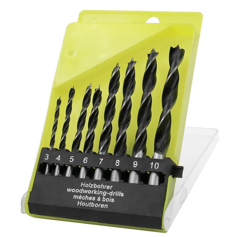 Pezzi/set Di Punte Per Trapano Con Gambo Tondo Da 10 Mm, In - Foto 4