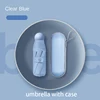 Clear blue+case